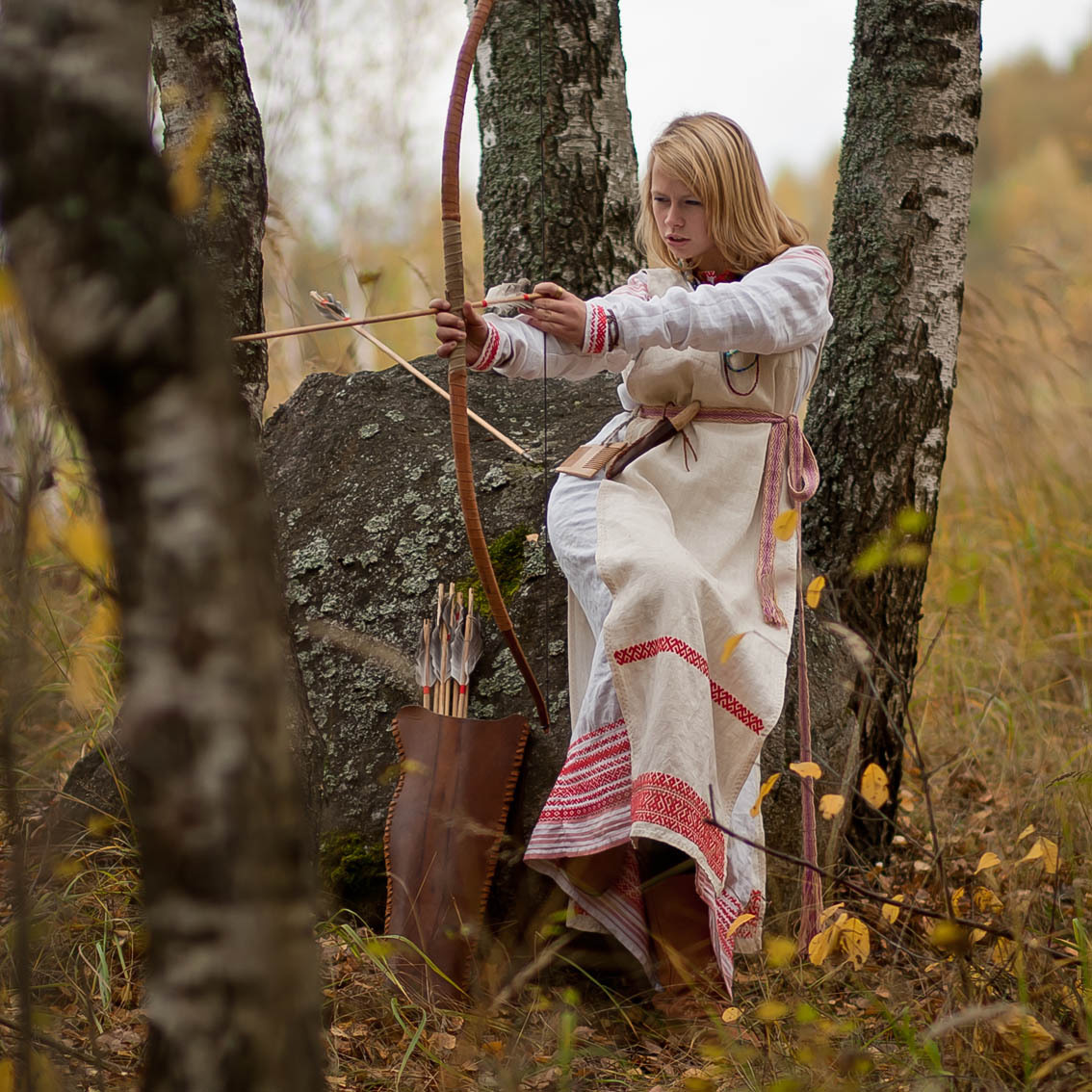 Sexy photo Girls in Slavic costumes in Perth